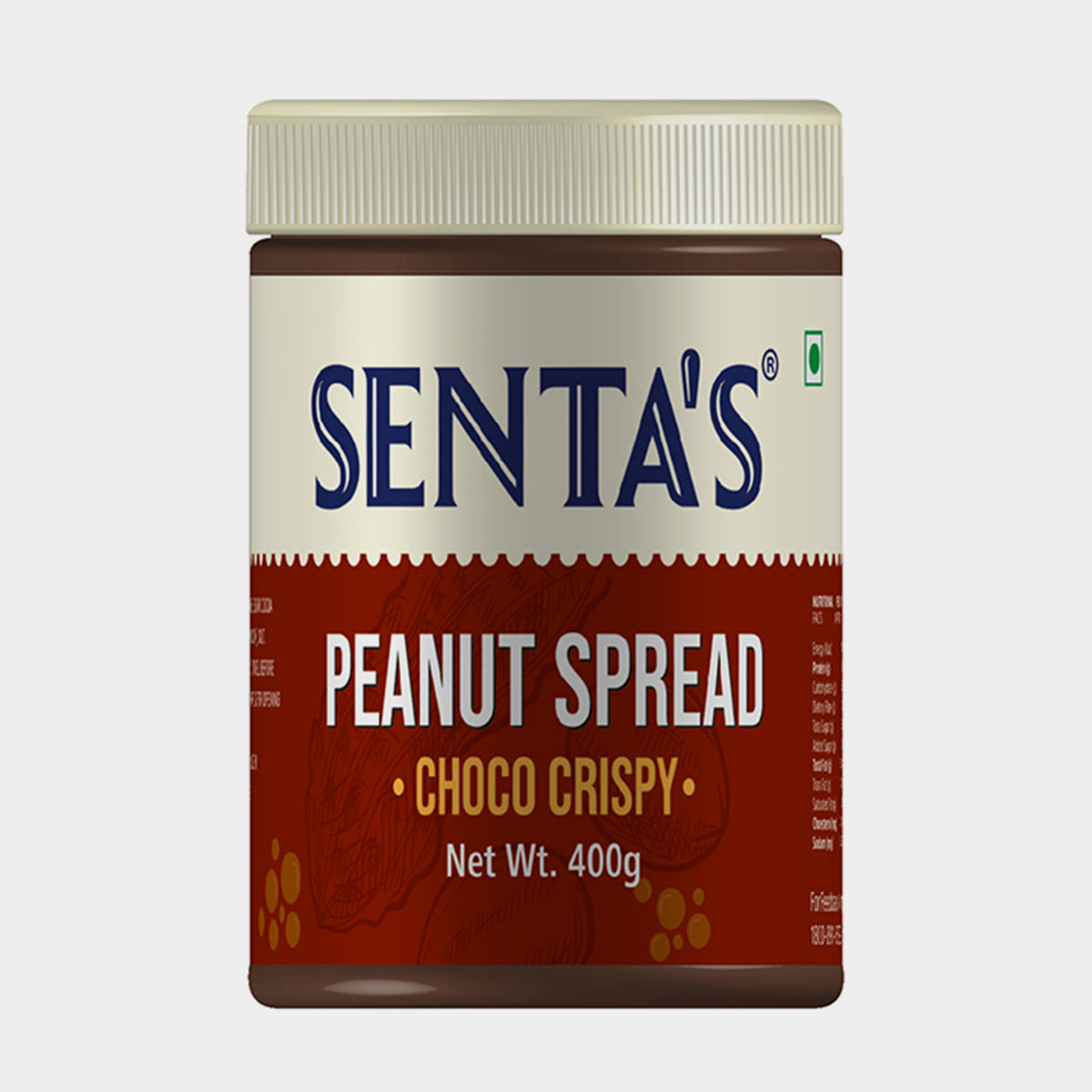 SPREAD CHOCO CRISPY 400 G – Senta's